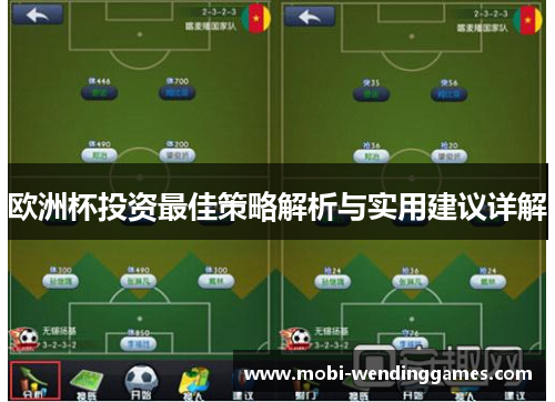 欧洲杯投资最佳策略解析与实用建议详解